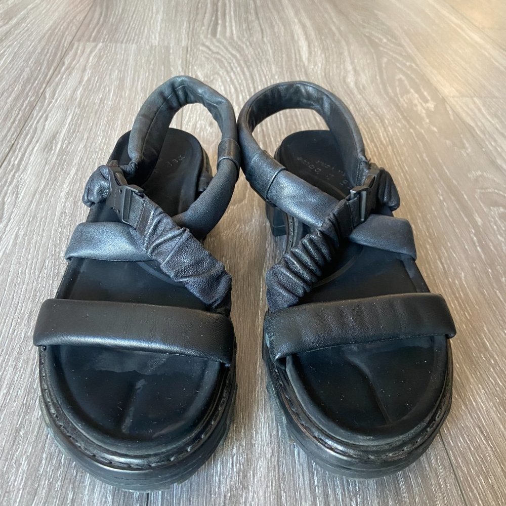 Black Sandals, Rag & bone, chunky heel sandals